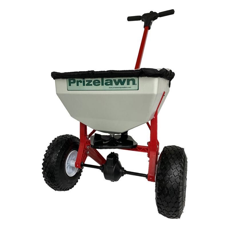 Earthway PrizeLawn Little Foot LFII 50 Lb Capacity Commercial Home Walk Behind Seed and Fertilizer Garden Spreader