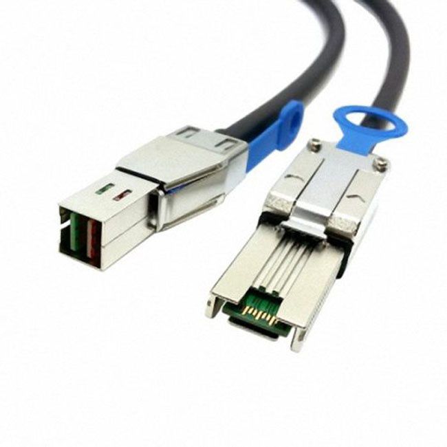 Cablecc  External Mini SAS 4x SFF-8088 to mini sas High Density HD SFF-8644 data server Raid Cable 50cm
