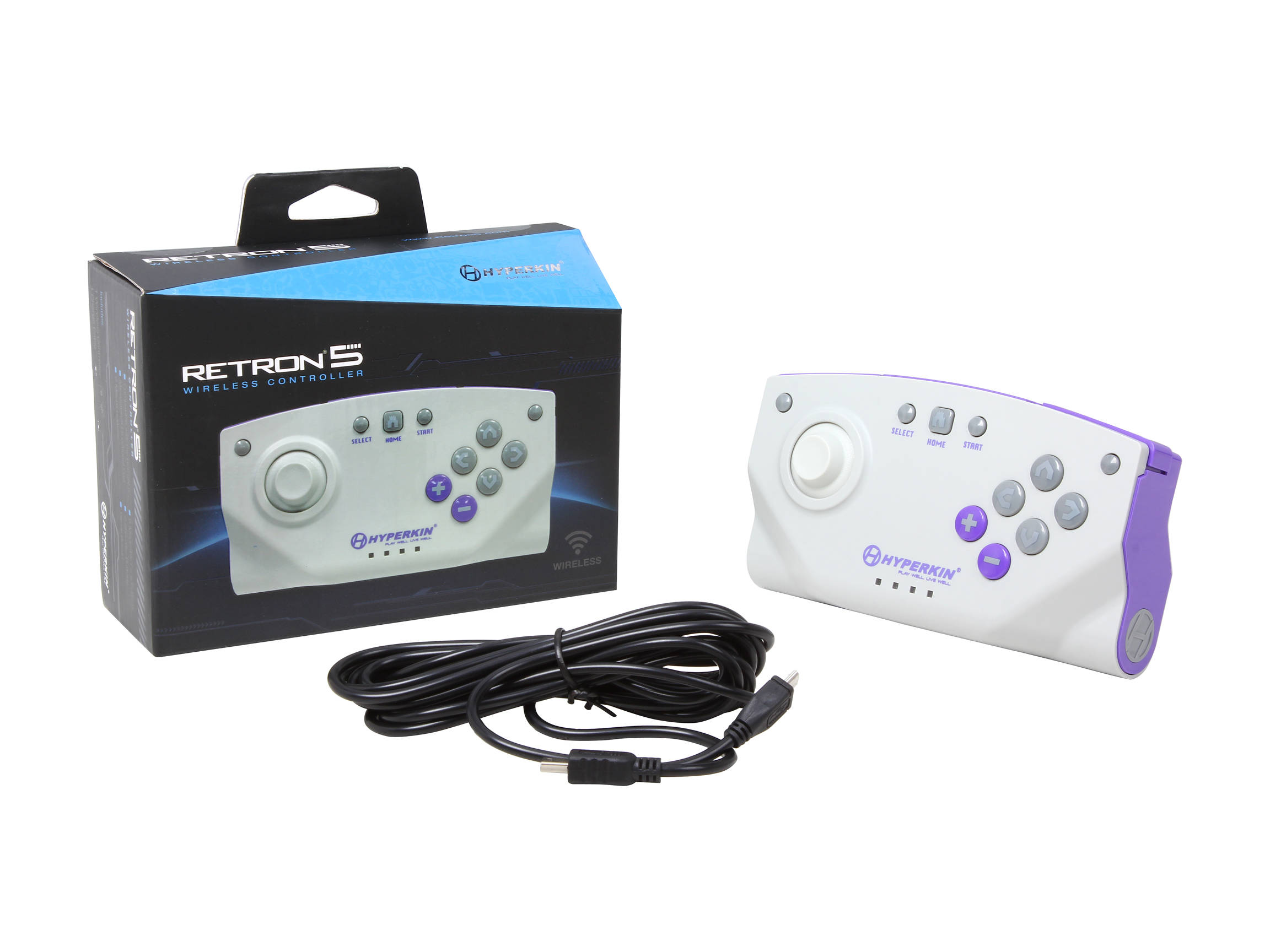 Hyperkin RetroN 5 Bluetooth Wireless Controller (Gray)