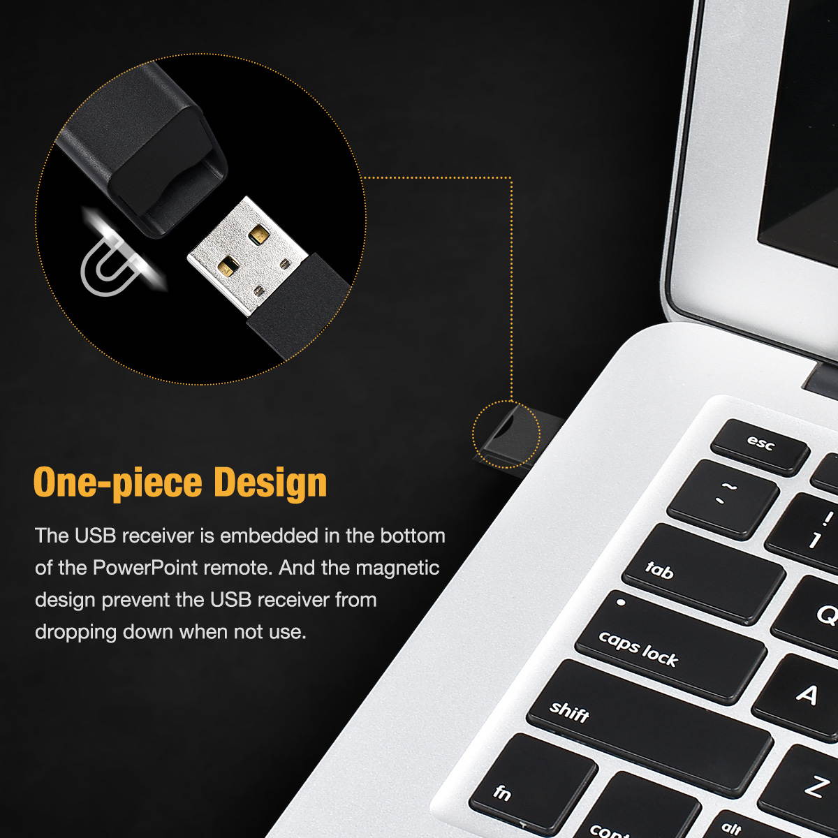 Presentation Clicker Red Laser Pointer 100FT Wireless Presenter Remote PowerPoint Clicker Presentation Remote, 2.4GHz Presentation Pointer for Mac, Laptop, Computer Cat Laser Toy