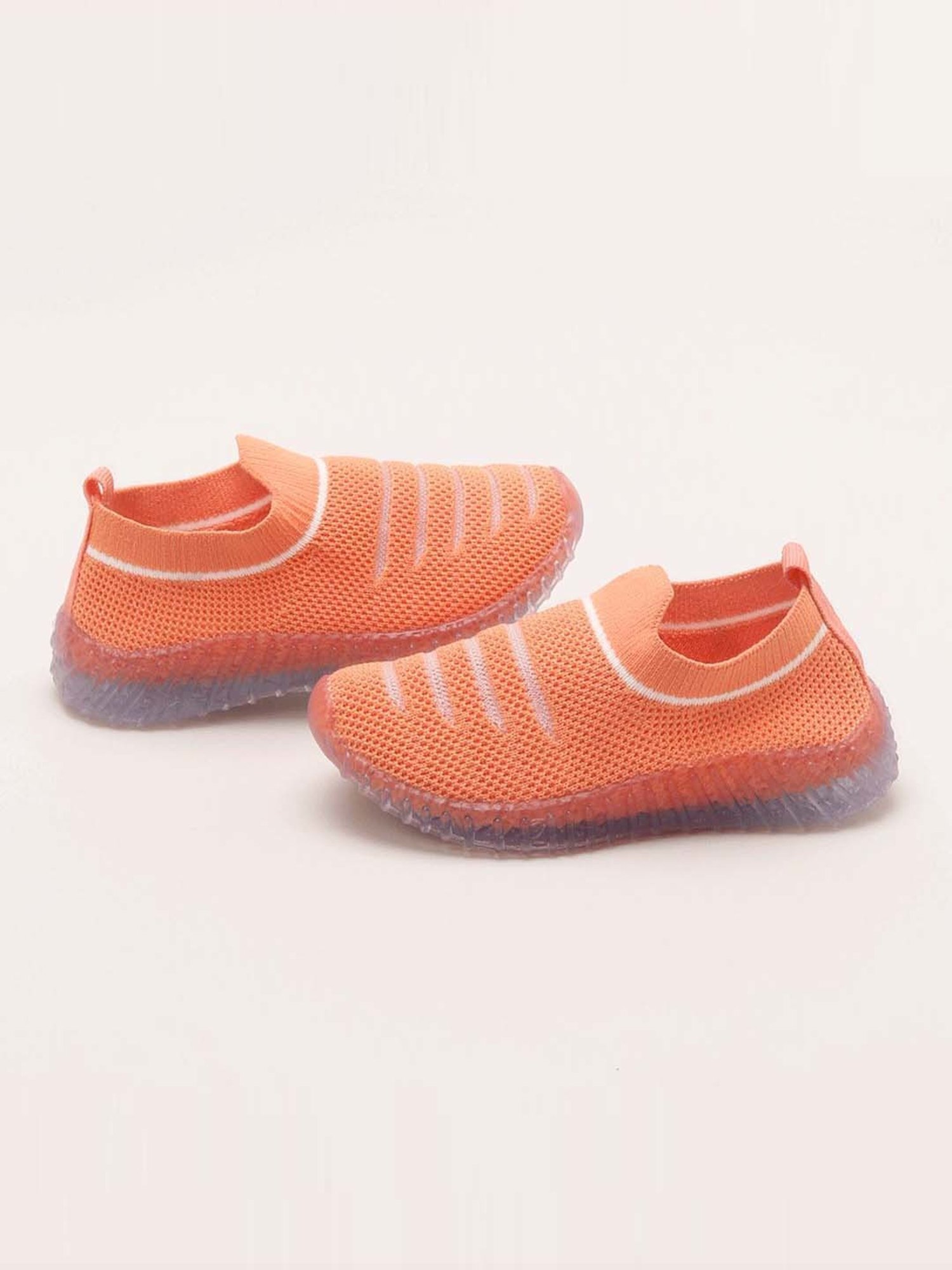Priaansha Kids Orange Casual Slip-Ons