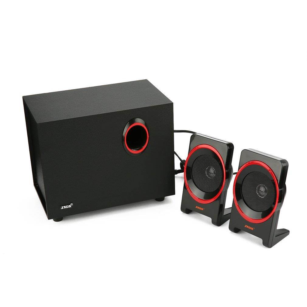 SADA SL-8018 Subwoofer Multimedia Portable Desktop Mini Satellite Speakers