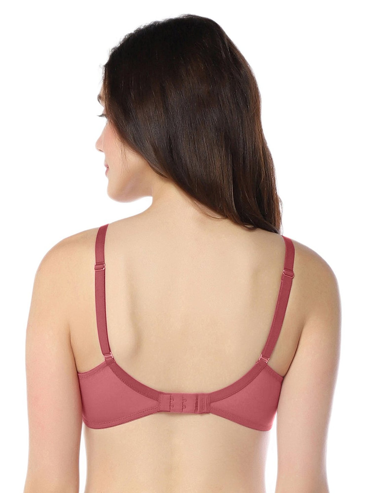 Amante Pink Lace Work T-Shirt Bra