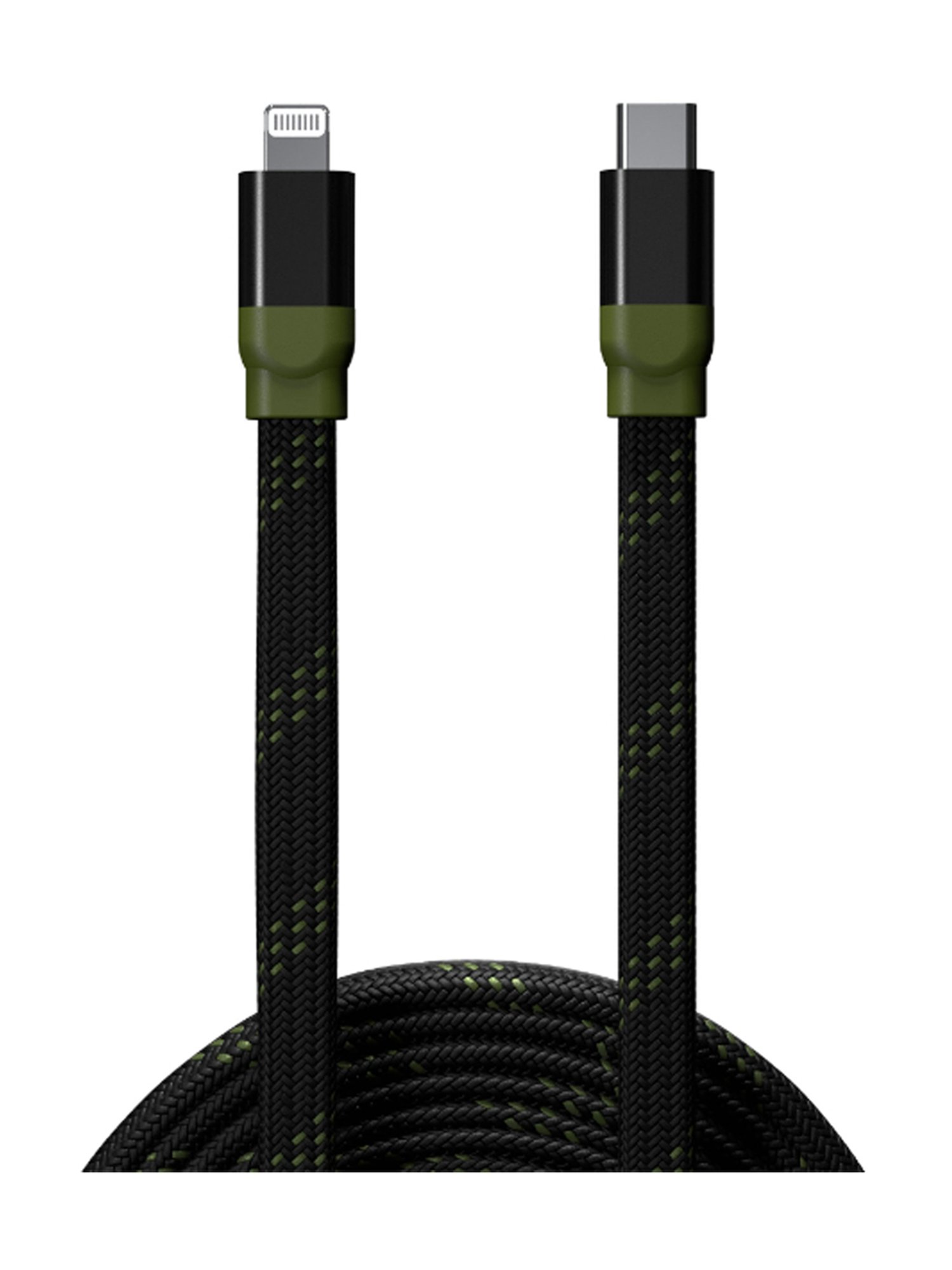 URBN 30W Apple MFi Certified Super Fast Lightning Cable, Type C to Lightning 4 Feet (Camo)