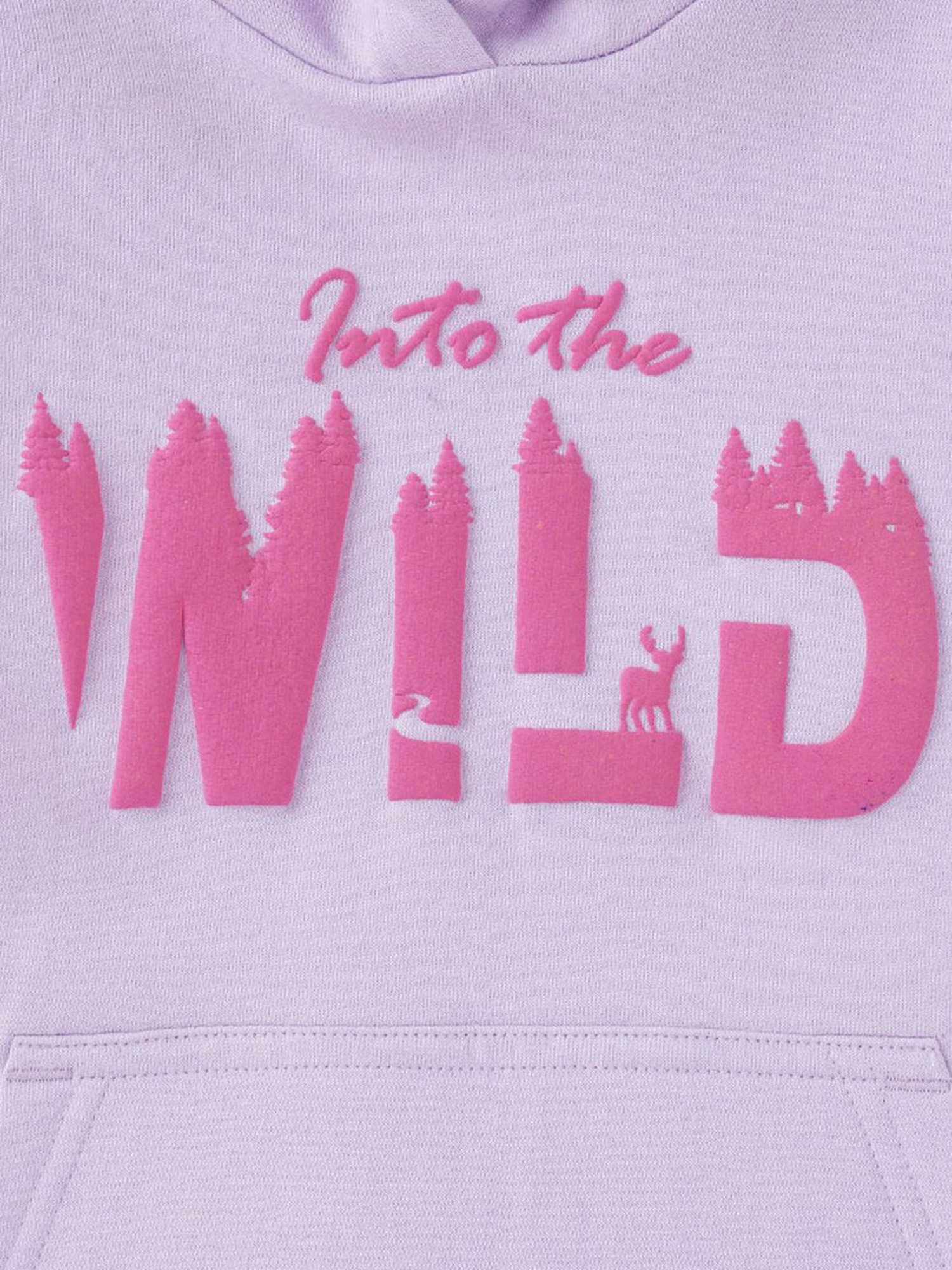 KIDS ONLY Blue Cotton Embroidered Full Sleeves Sweatshirt