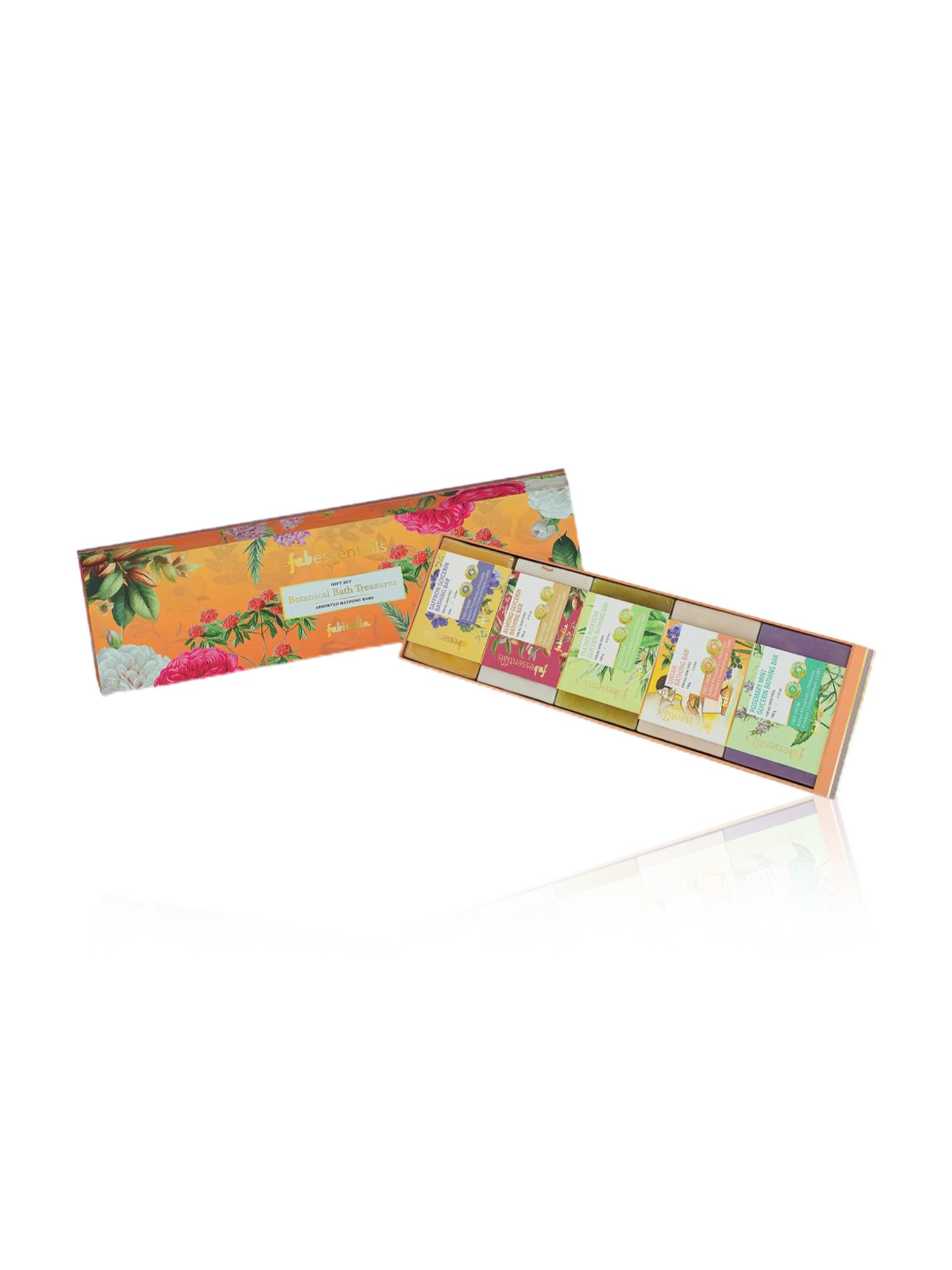 Fabessentials Botanical Bath Treasures Assorted Bathing Bars Gift Set