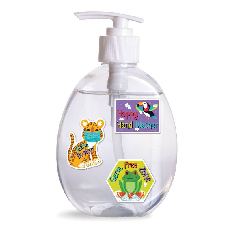 One World Germ Busters Shape Stickers - Carson Dellosa