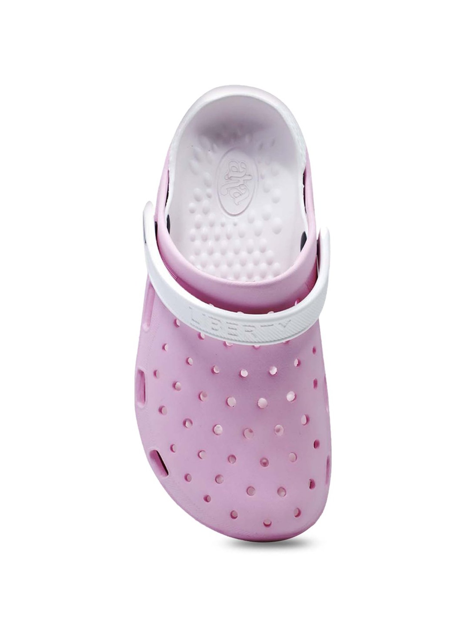Aha by Liberty Women's Pink Back strap Clogs