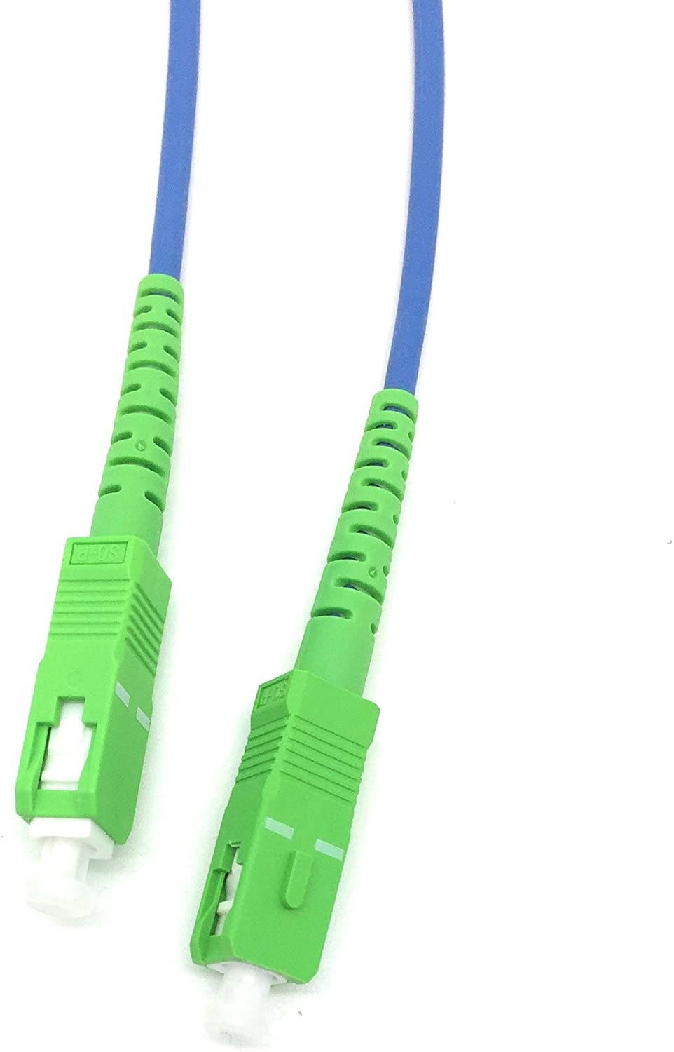 PacSatSales - Armored Single Mode Simplex Fiber Optic Cables - SC/APC UPC FC LC SC ST - SM SX (1M SC/APC to SC/APC)