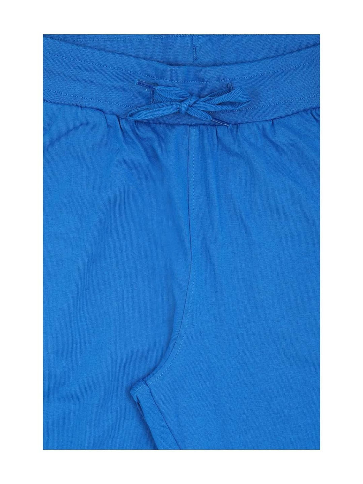 Allen Solly Junior Blue Cotton Regular Fit Joggers