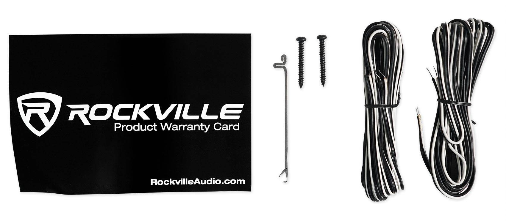 Technical Pro DV4000 4000w Home Theater DVD Receiver+(2) 5.25" Wall Speakers