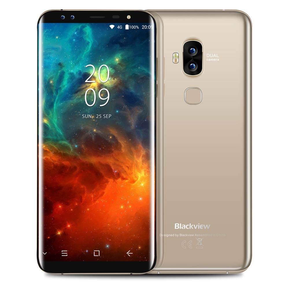 Blackview S8 4G Phablet 5.7 inch Android 7.0 MTK6750T 1.5GHz Octa Core 4GB RAM 64GB ROM 8.0MP + 0.3MP Dual Front Cameras Touch Sensor