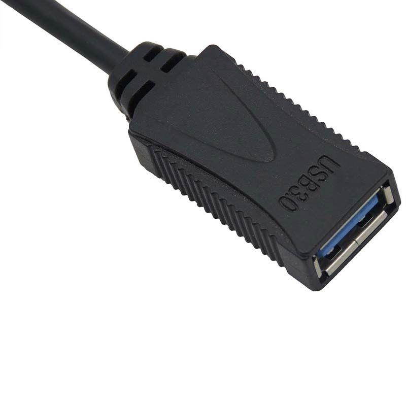 USB 3.0 3.1 Type C Male Connector to A Female OTG Data Cable Reversible Design
