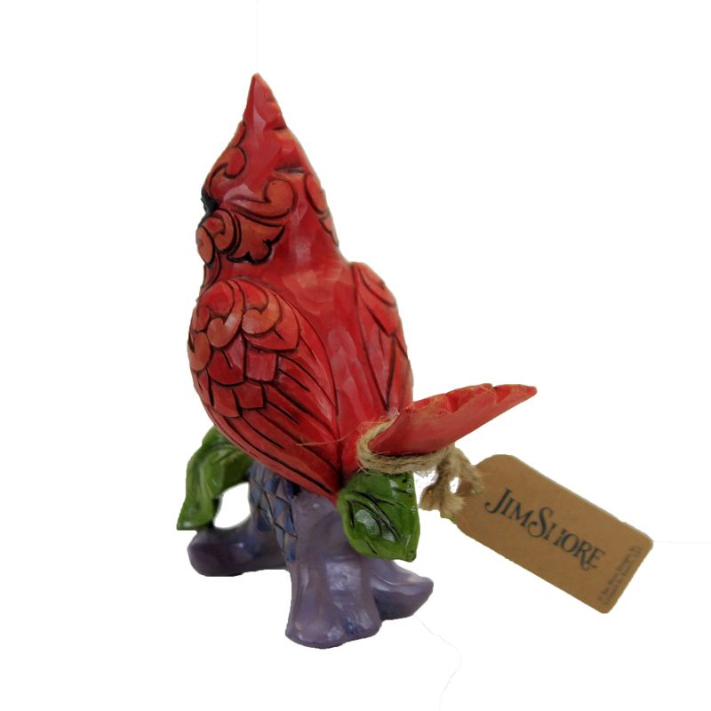 Jim Shore 5.0" A Cardinal Sings Joy He Brings Red Bird  -  Decorative Figurines