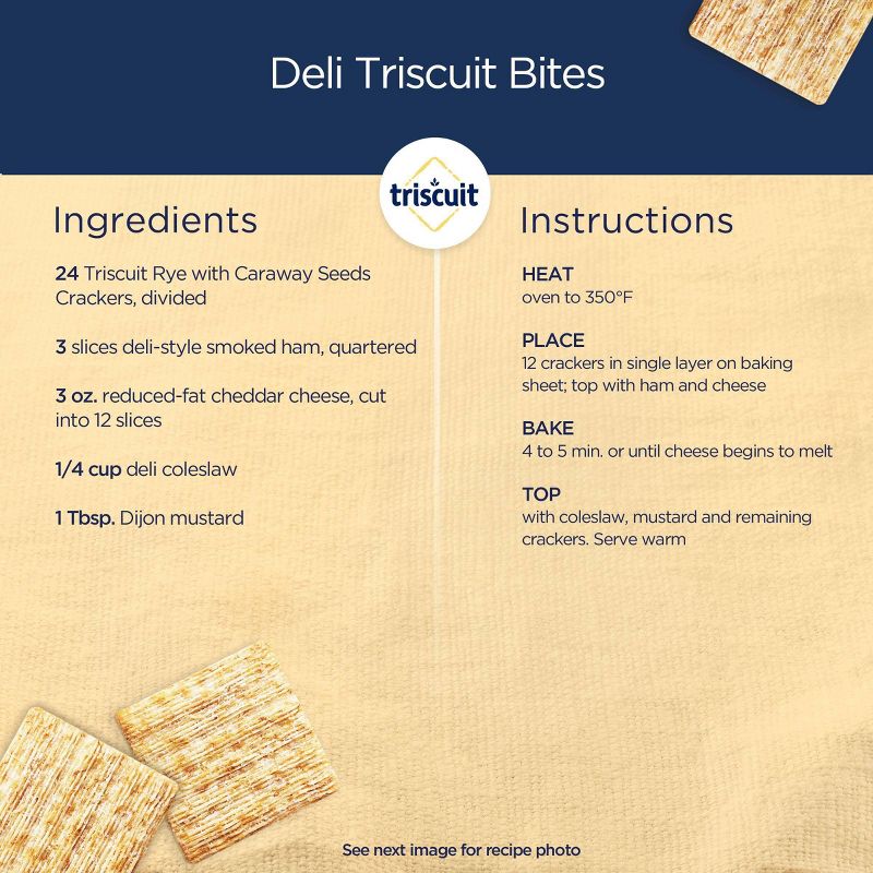 Triscuit Rye With Caraway Seeds Crackers - 9oz