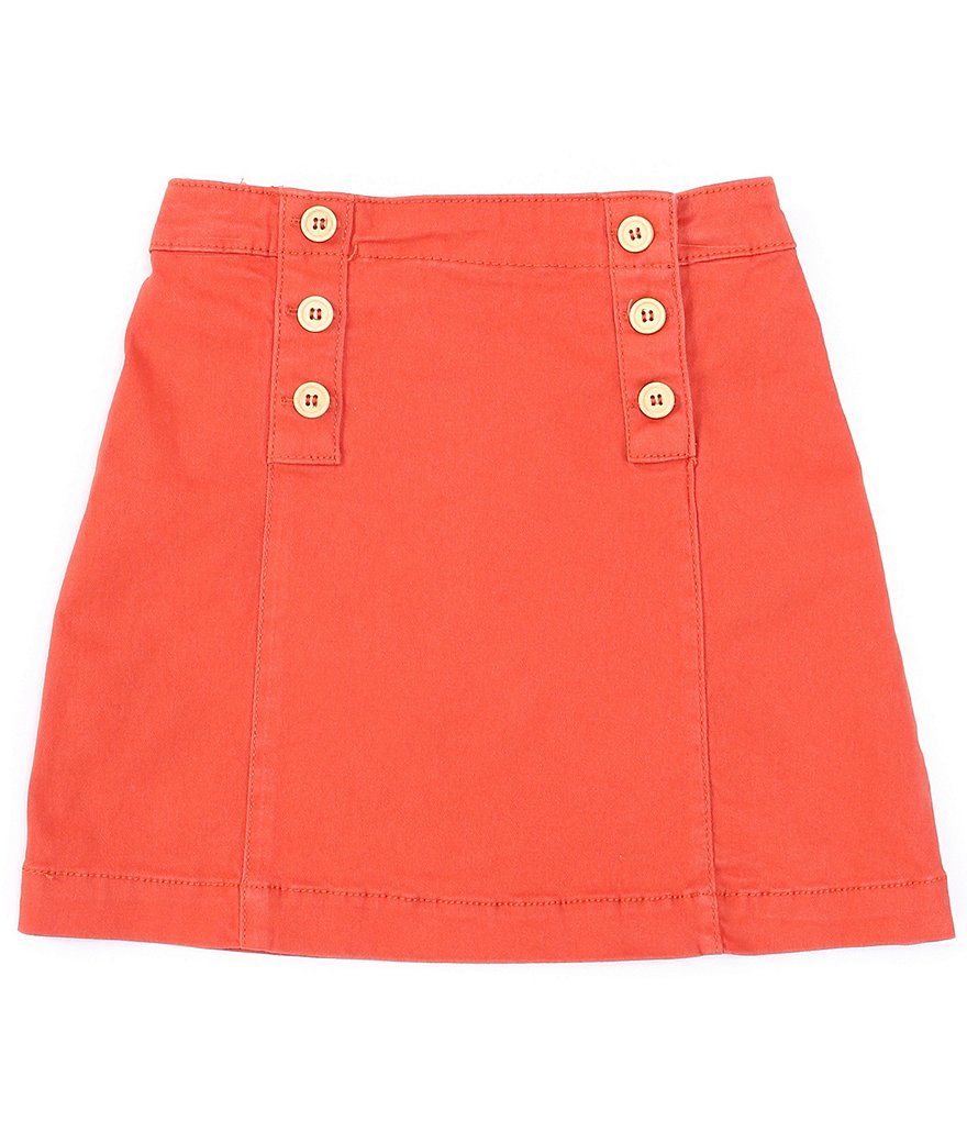 Copper Key Big Girls 7-16 Side Button Skirt