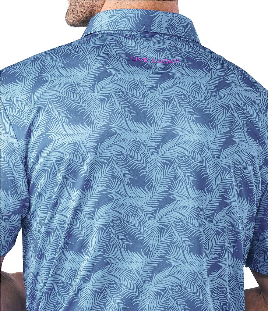 BLACK CLOVER Lucky Fit Short-Sleeve Jungle Dri-Balance&trade; Polo