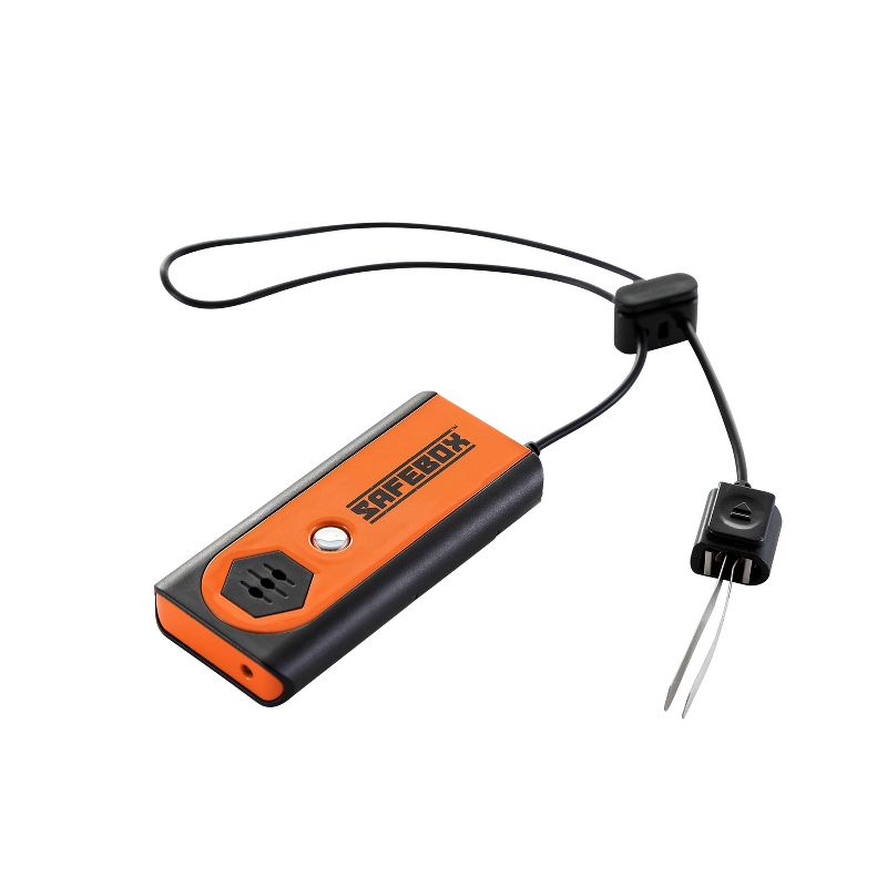 Lewis N. Clark SafeBox Door and Personal Travel Alarm and Flashlight - Black