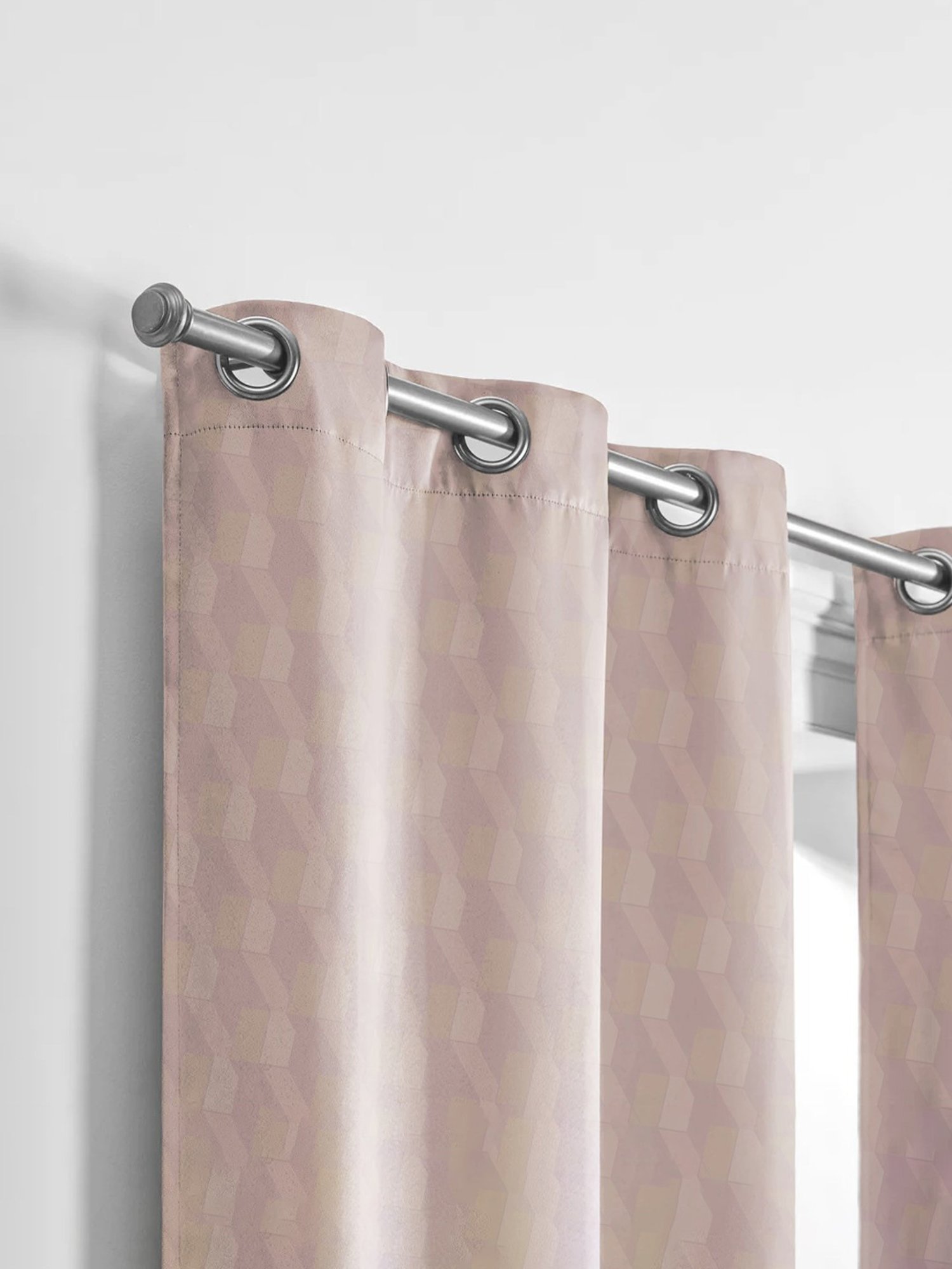 Stoa Paris Versailles Champagne Polyester Window Curtain (5 ft)