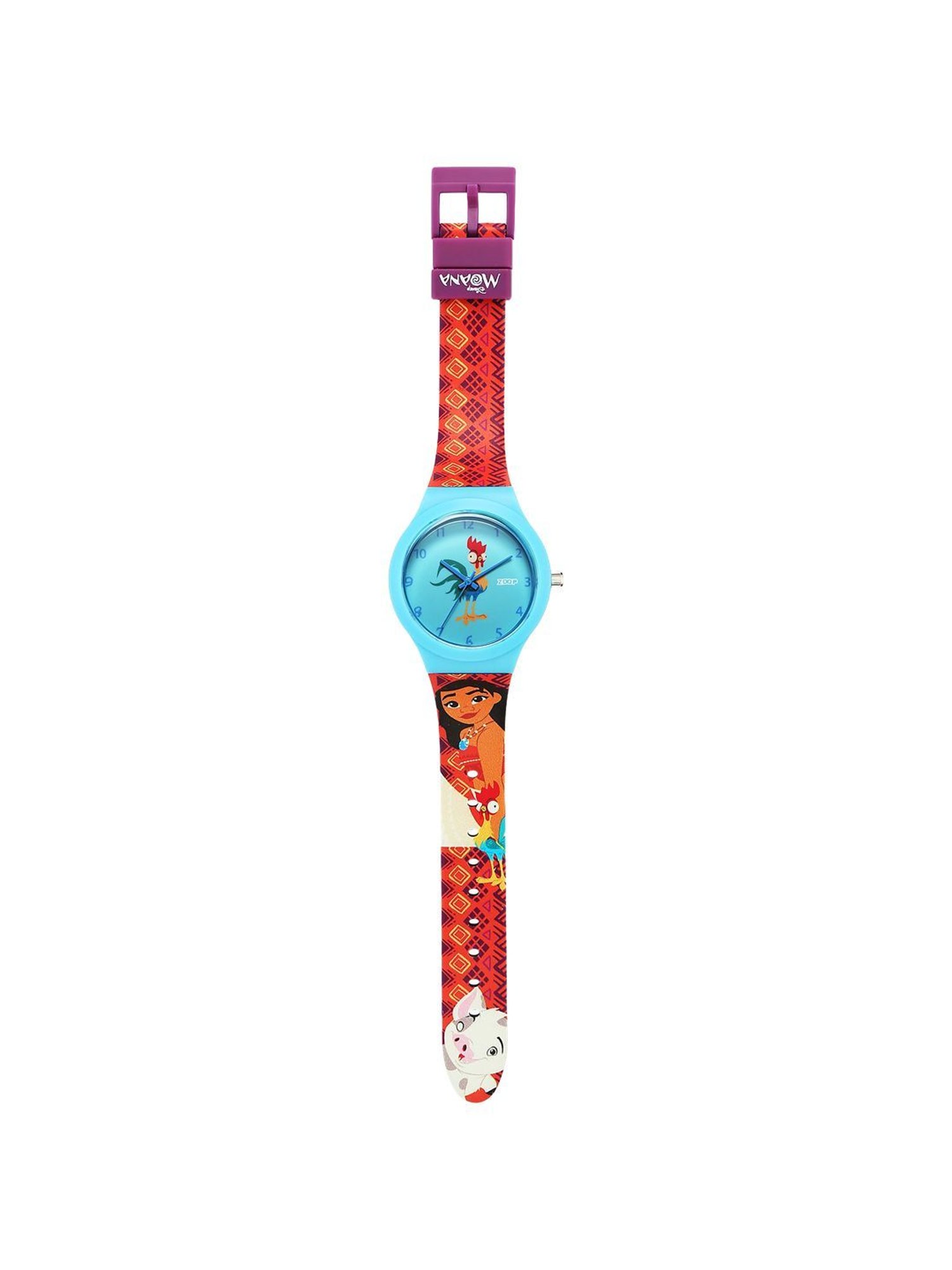 Zoop 16018PP06 Disney Kids Analog Watch with 3 Straps