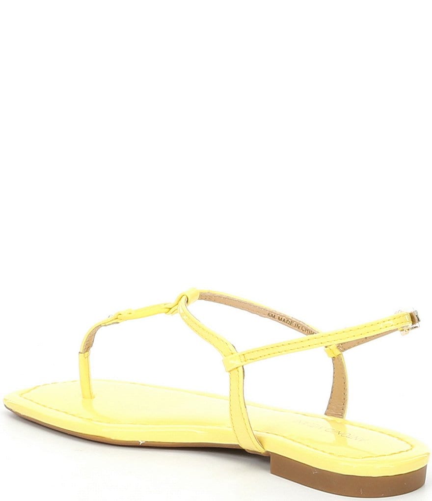Antonio Melani Darsee Patent Leather Thong Flat Sandals
