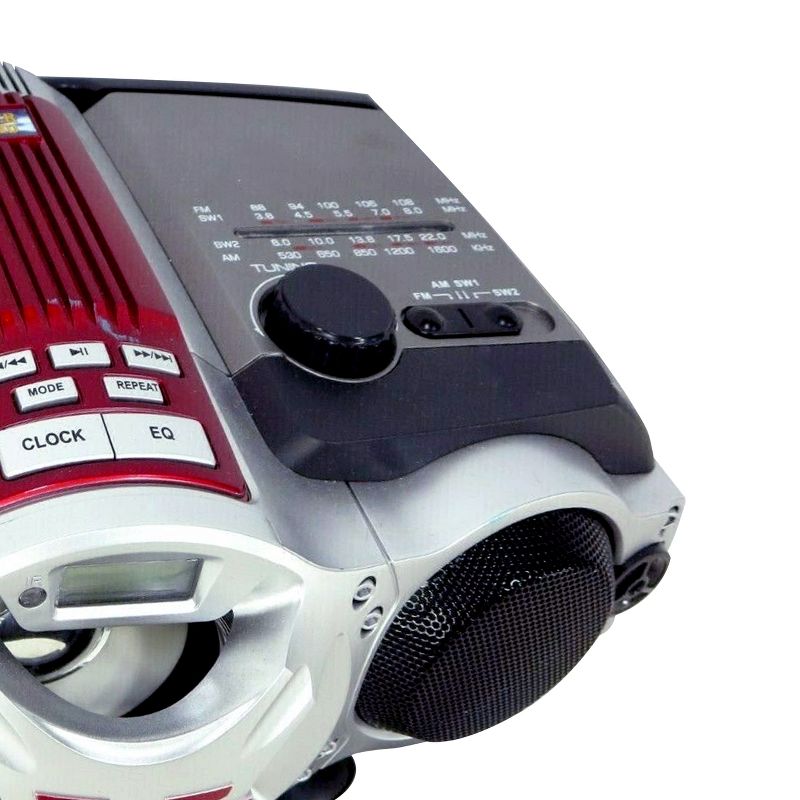 Pyle Premium Digital Alarm Dock Clock FM Radio with Adjustable Brightness Levels and LED Nightlight Compatible with Apple Products, White (2 Pack)