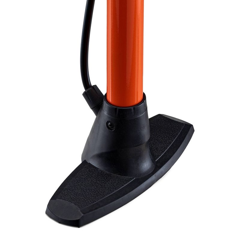Schwinn Cyclone Tire Floor Pump - Orange