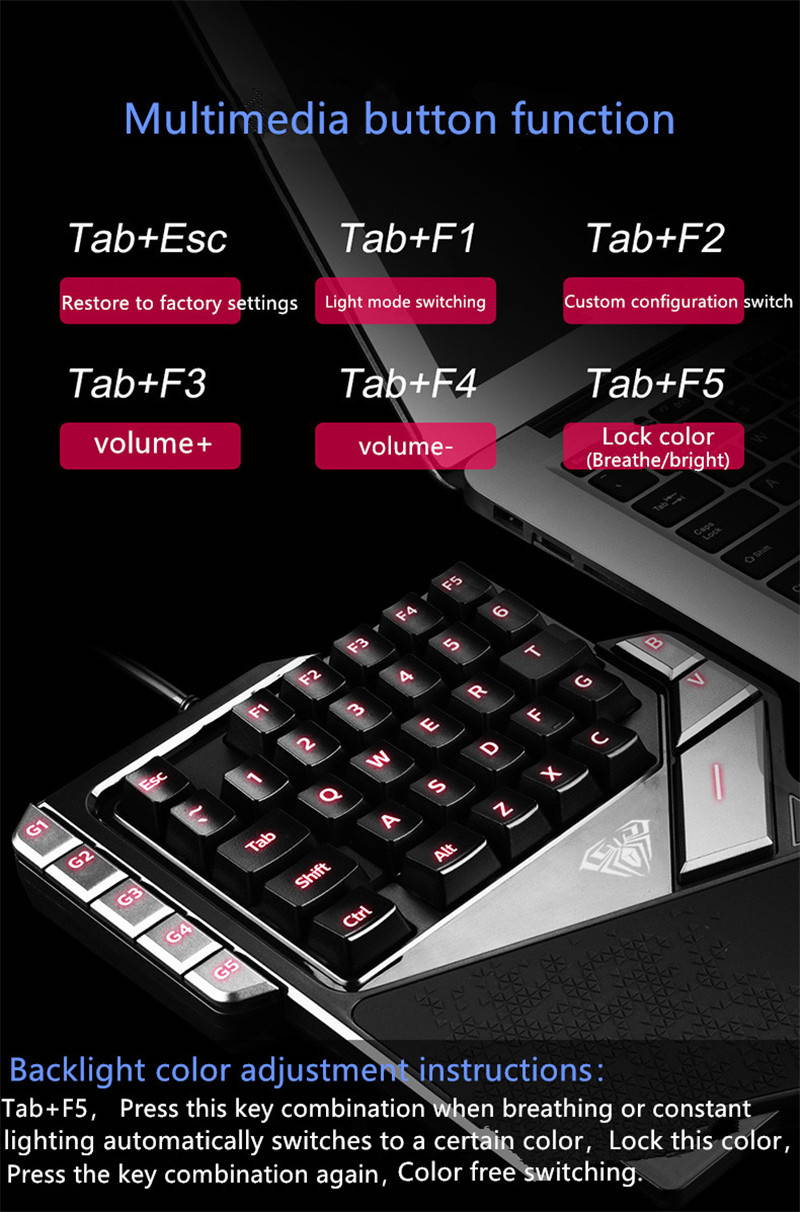 Mechanical Gaming Keyboard Wired with 87 Keys Anti-Ghosting Programmable RGB Rainbow Backlit for Laptop Games and Work (Blue Switch, Black)