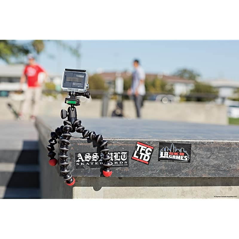 GorillaPod Action Video Tripod A Strong Flexible Lightweight Tripod for GoPro HERO6 Black GoPro HERO5 Black GoPro HERO5 Session Contour and Sony Action Cam