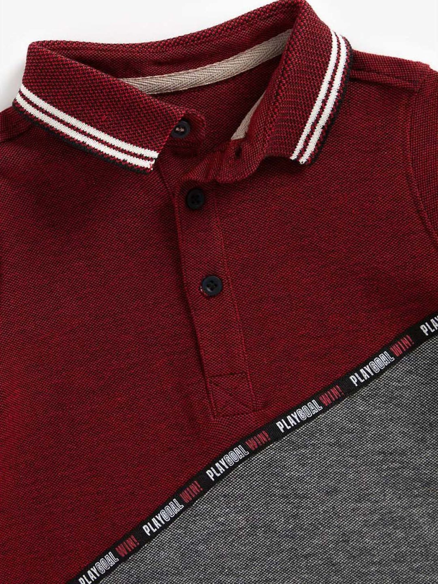 Allen Solly Junior Yellow Logo Print Polo T-Shirt