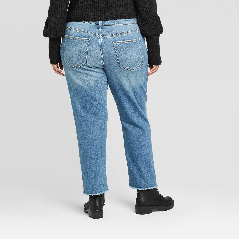 Sail Blue Wide Leg Pocketed High Waist Jeans