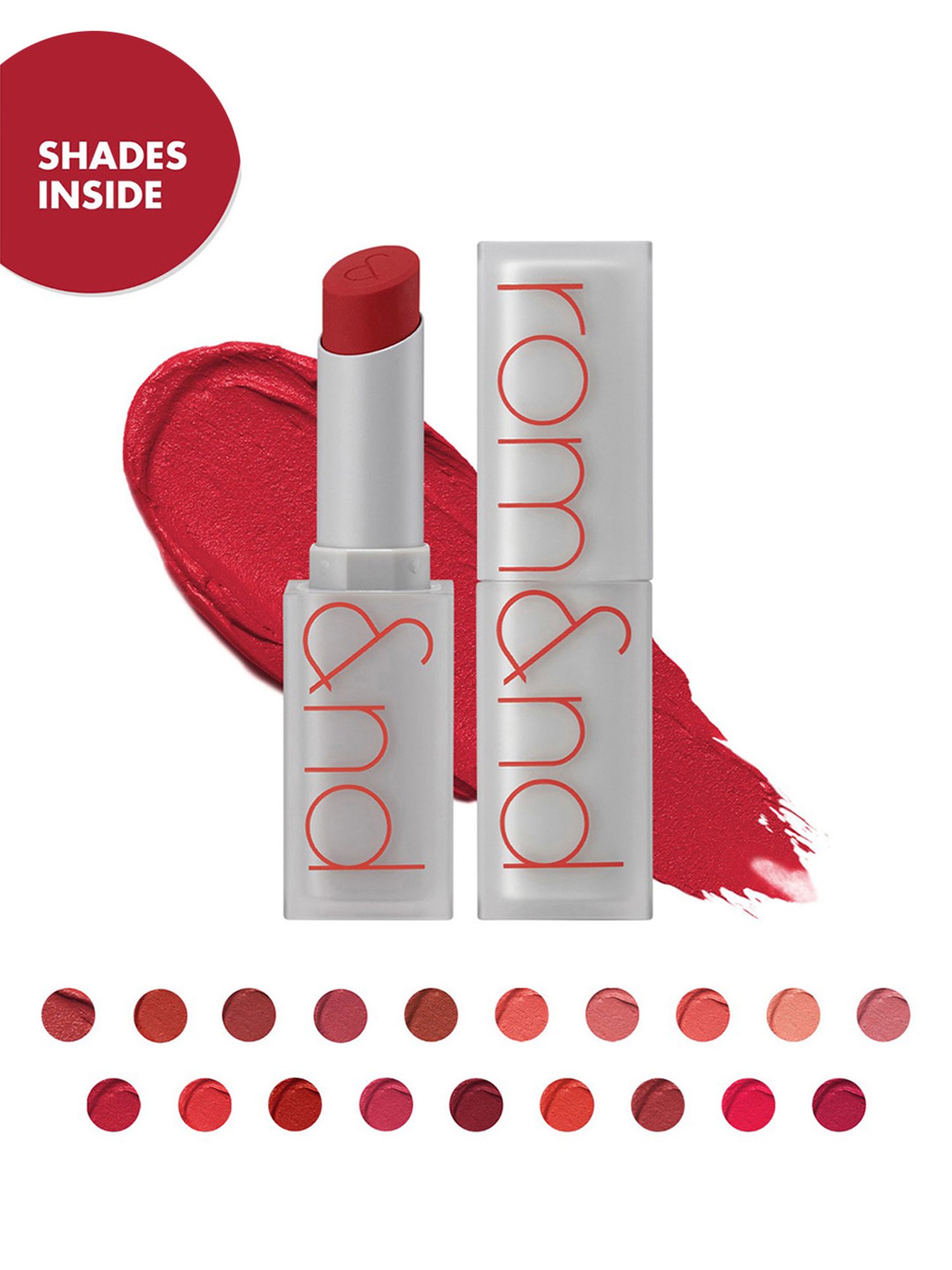 Rom&nd Zero Matte Lipstick 17 Red Heat - 3 gm