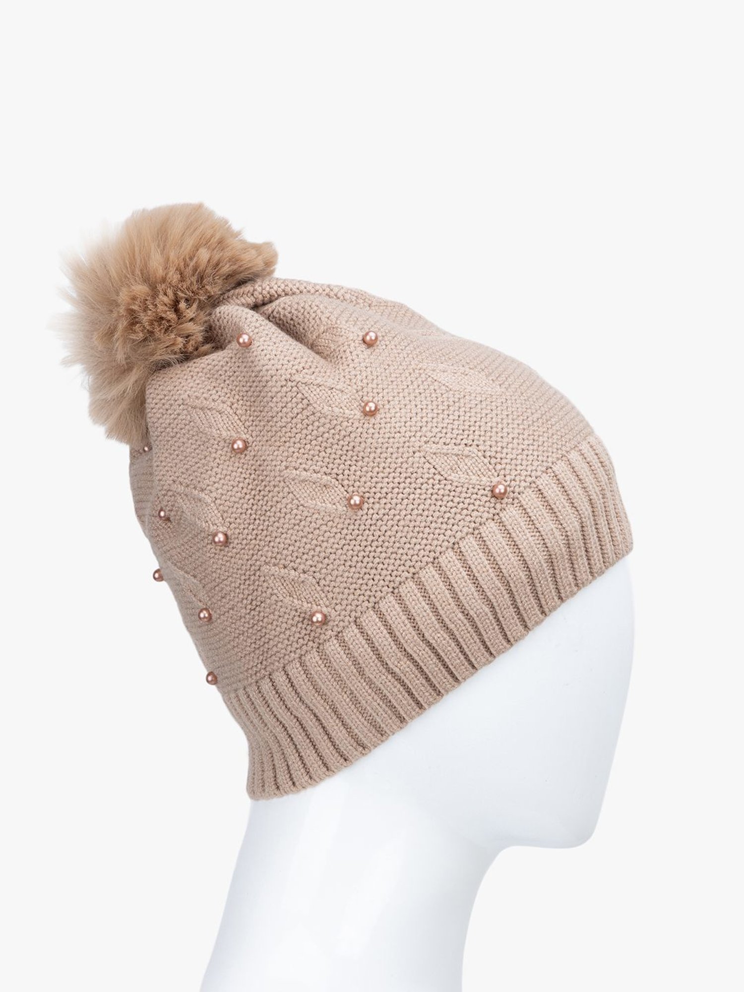 HauteSauce White Embellished Baseball Cap