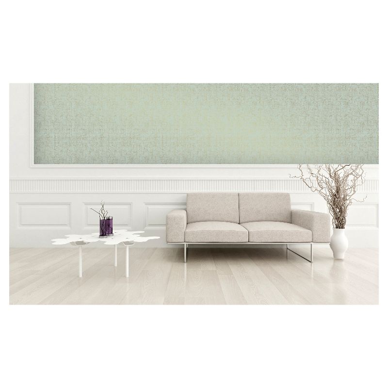 Devine Color Weave Peel & Stick Wallpaper Light Green
