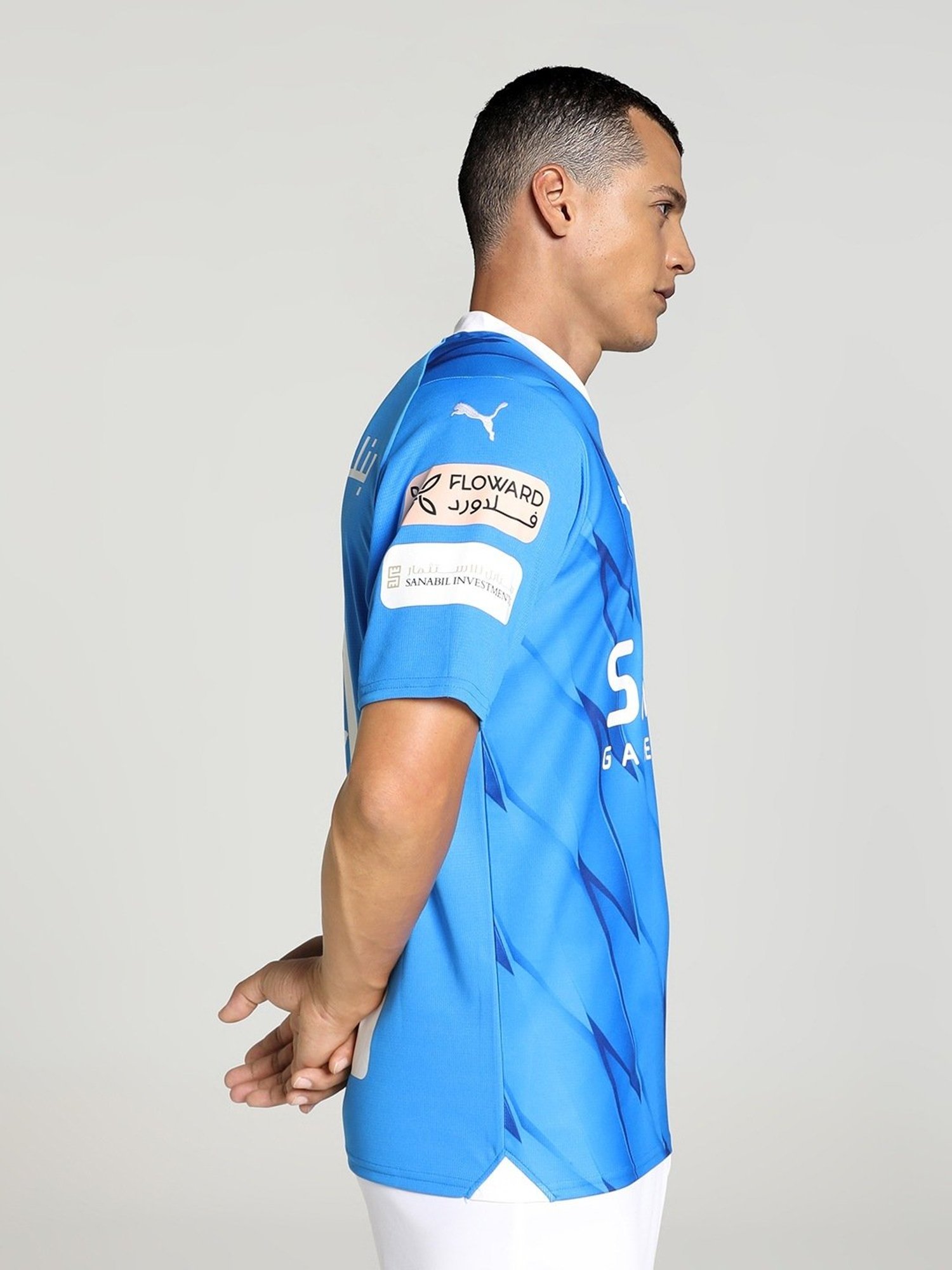 Puma Al Hilal SFC Neymar Jr. Home Replica Ignite Blue Regular Fit Printed Jersey