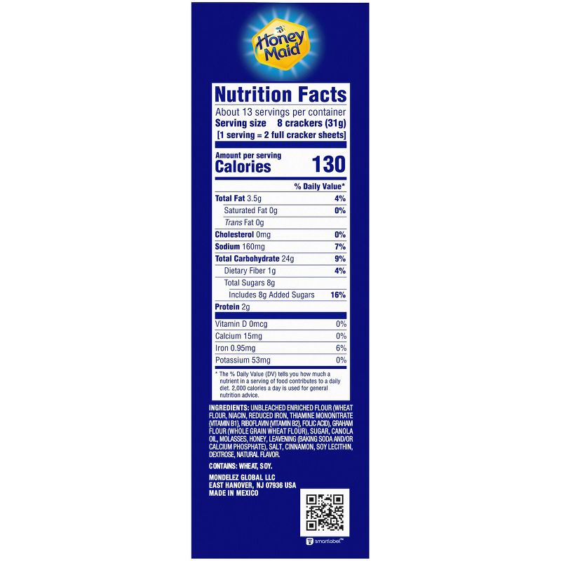 Honey Maid Cinnamon Graham Crackers - 14.4oz