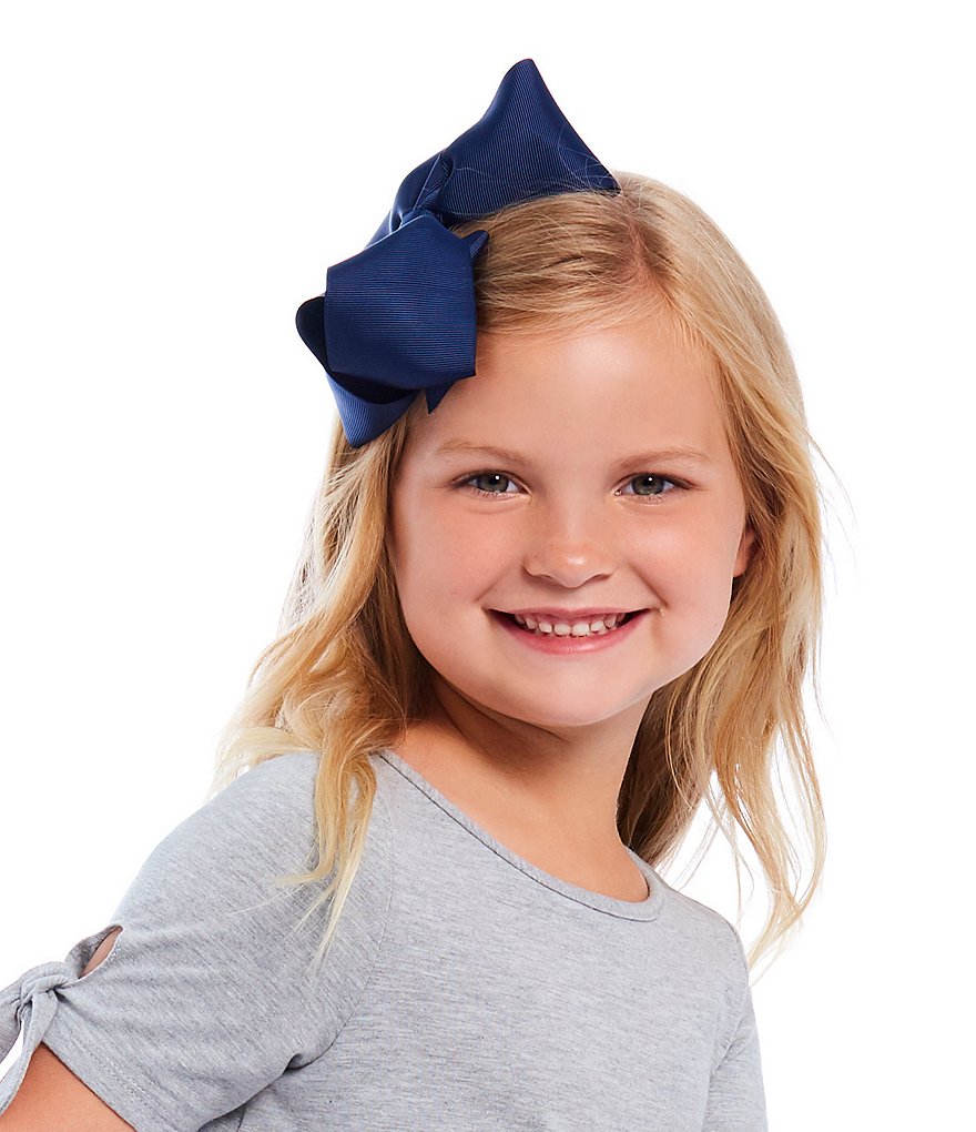 Copper Key Girls Grosgrain King Bows 2-Pack