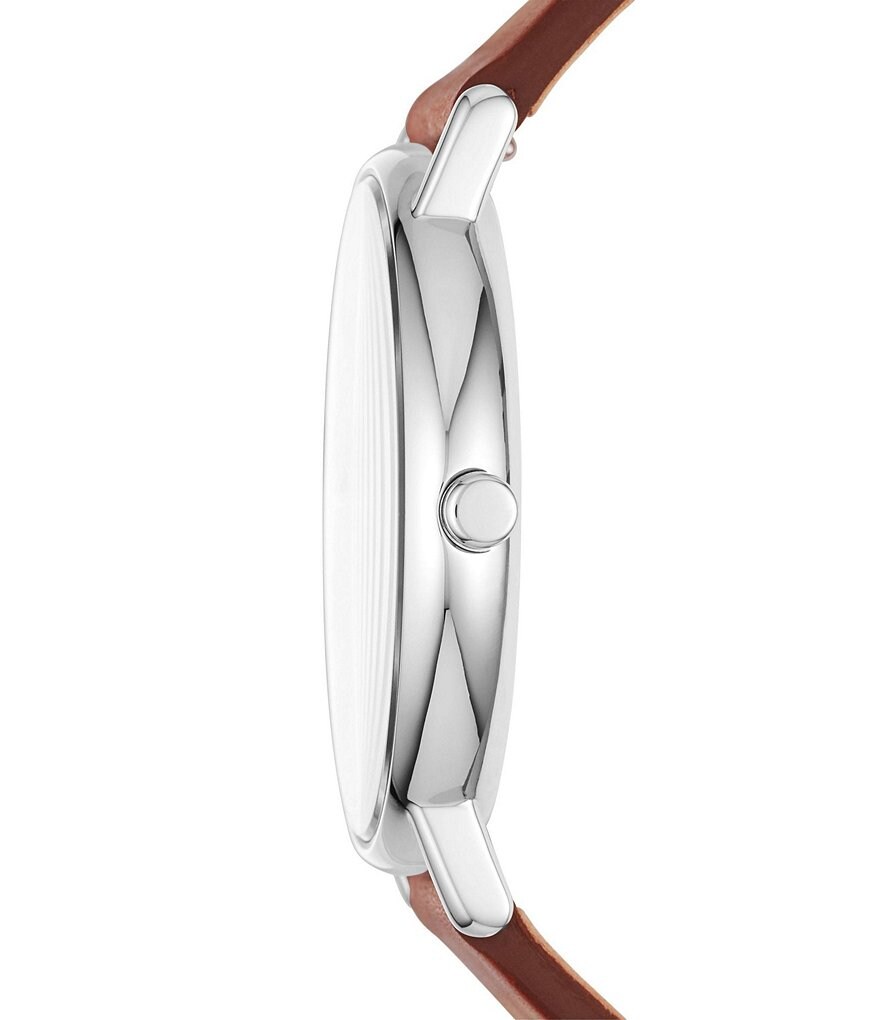 Skagen Signature Brown Leather Watch