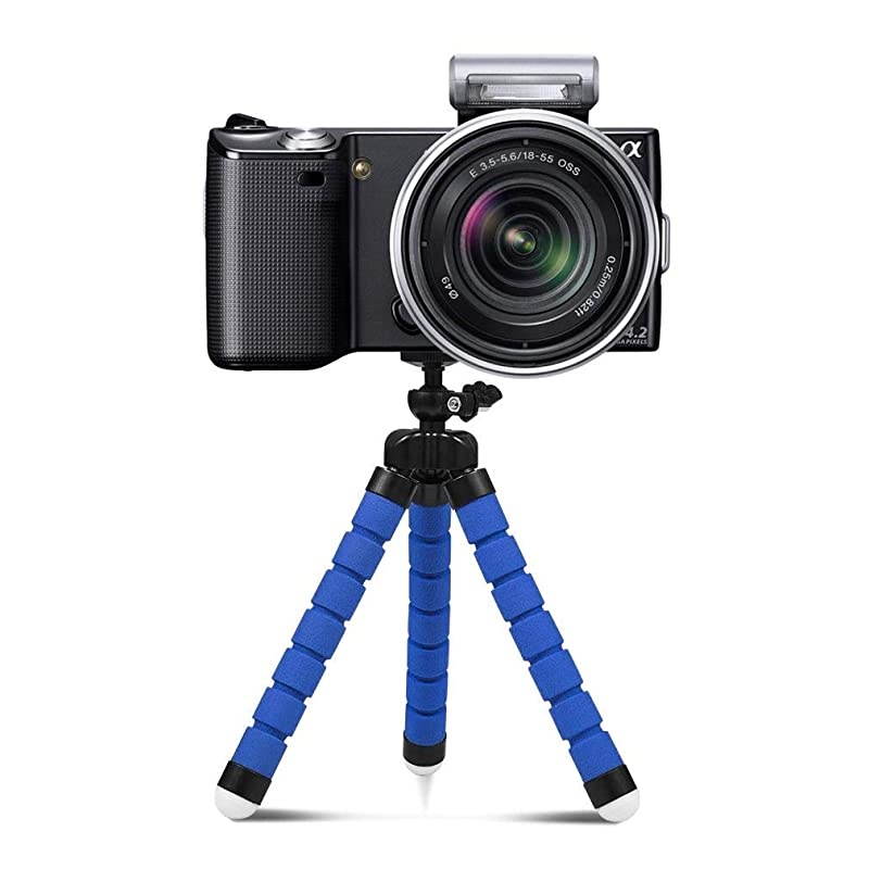 Tripod Mini Universal Octopus Leg Style Portable and Adjustable Tripod Stand with Clip Bracket Mount Holder for Mobile Phone Cellphone Smartphone Digital Camera