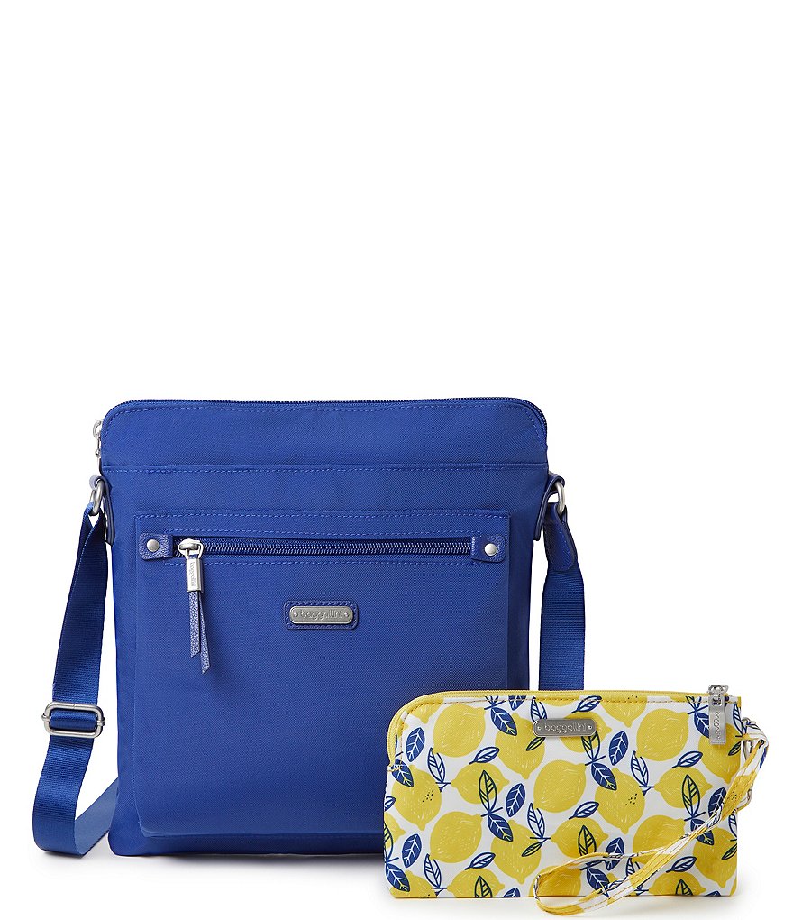 Baggallini Go Bagg Crossbody with Removable RFID Wristlet