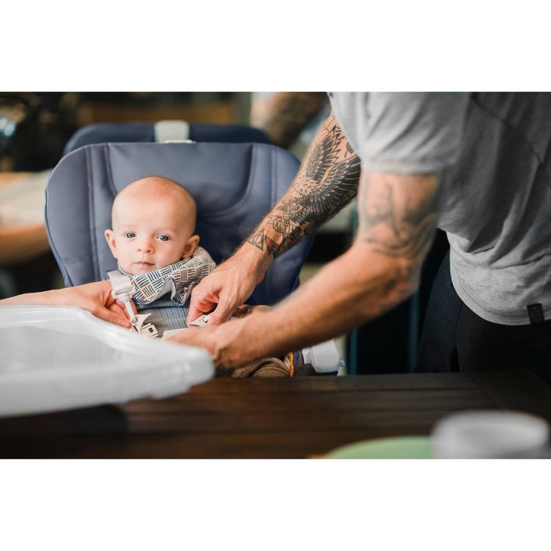 Joovy Nook NB High Chair Compact Fold Reclinable Seat - Slate