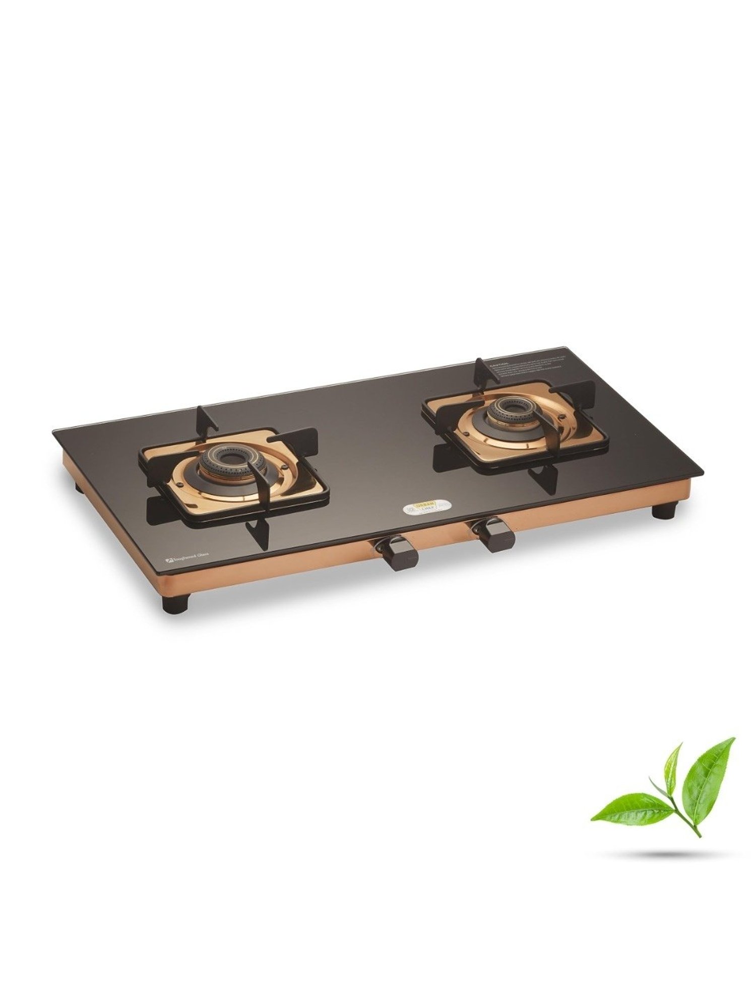 Urban Chef Gas Stove with 2 Burners ( Rose Gold )