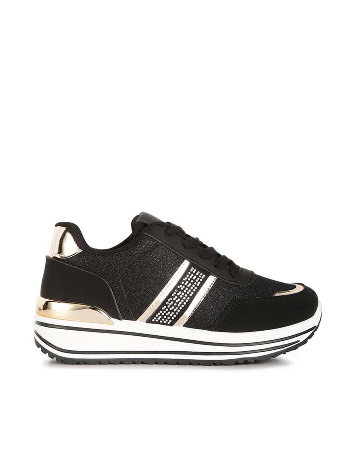 London Rag Women's Black Casual Sneakers