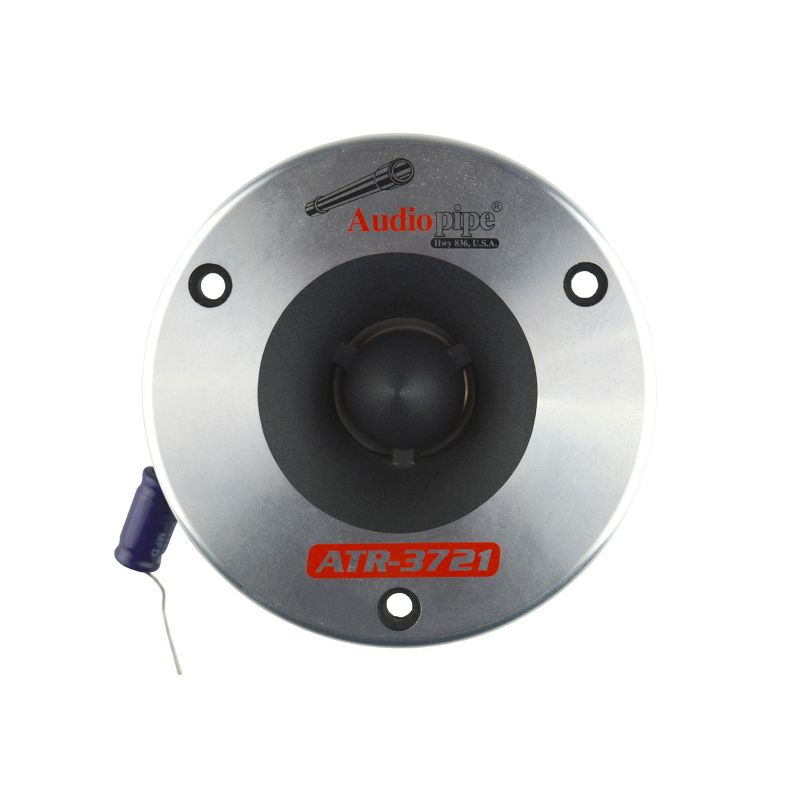 Audiopipe Car Audio Package with 2 3.75 Inch 350 Watt Titanium Car Audio Pro Tweeters and 4 Audiopipe APMB-8-B 8 Inch 500 Watt Midbass Loudspeakers