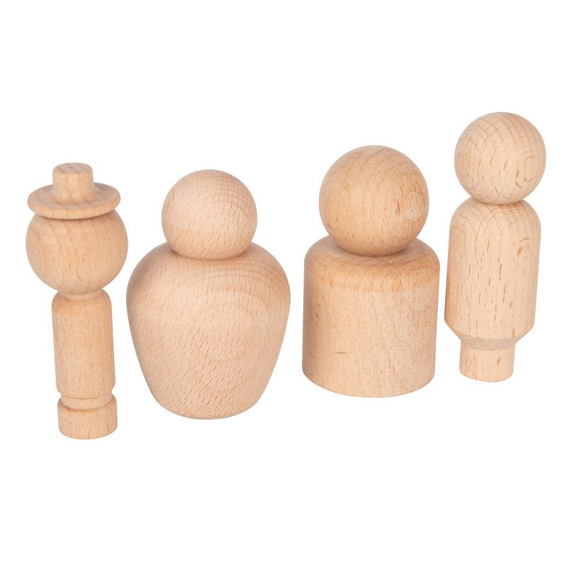 Learning Advantage Natural Wood Figures - 10 Pieces