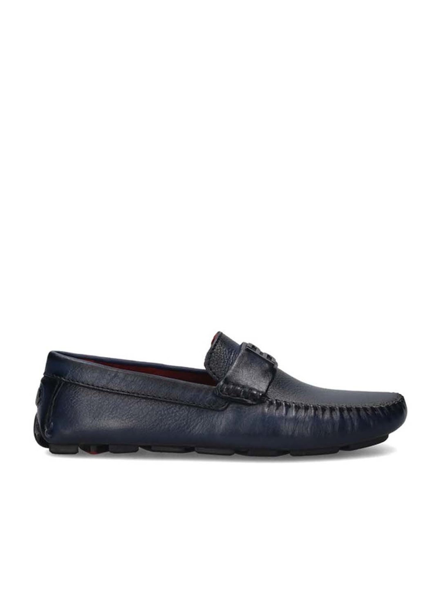 BAGATT Men's Hexa Blue Casual Loafers