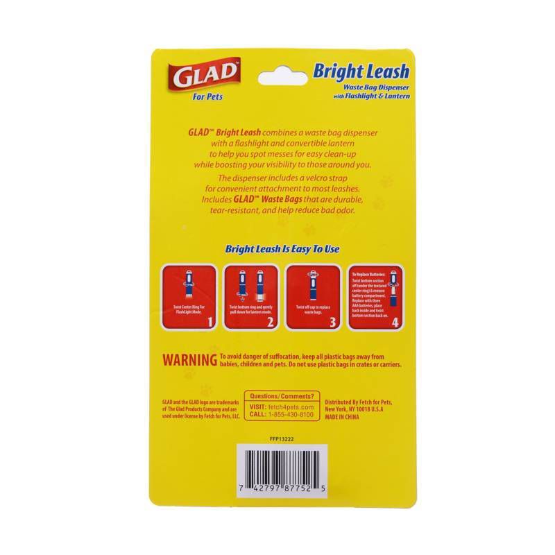 Glad Bright Leash Dispenser for Dogs - 15ct