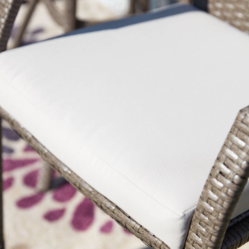 3pc Patio Bar Set Cream - Patio Festival