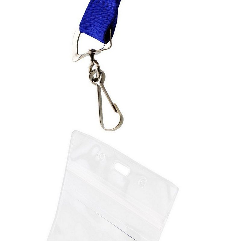 24 Pack Neck Lanyards With Waterproof Card Cases