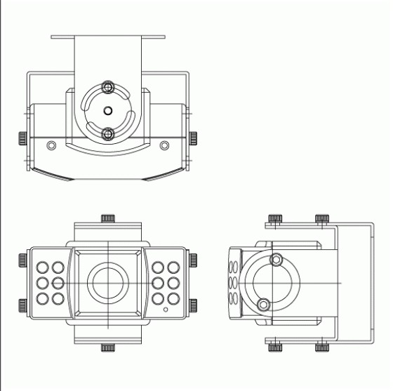 CNB LMP-50S Bustop Camera, 700 TVL, 2.9mm WIDE lens, 12 IR LEDs, Built-in Audio Upgraded from LML-20S